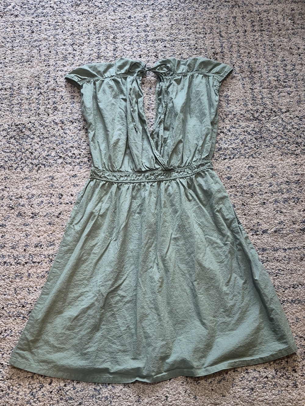 La Vie En Rose Aqua Midi Dress Tie Back